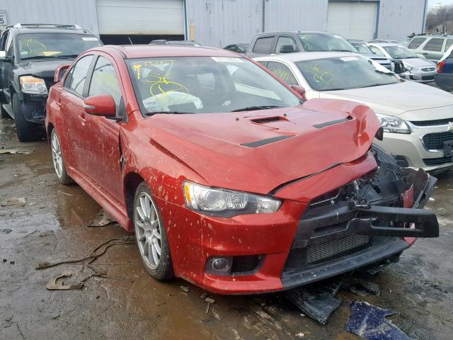 JA32W8FV5FU024402 - 2015 MITSUBISHI LANCER EVO RED photo 1