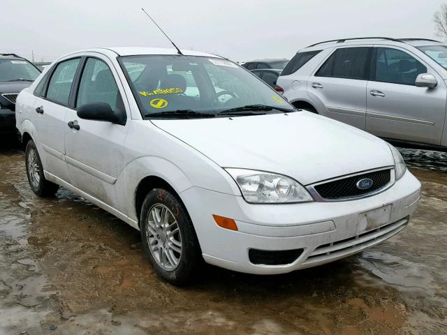 1FAFP34N27W158852 - 2007 FORD FOCUS ZX4 WHITE photo 1