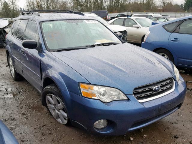 4S4BP61C067306028 - 2006 SUBARU LEGACY OUT BLUE photo 1