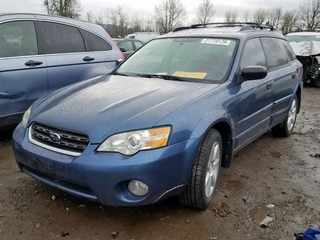 4S4BP61C067306028 - 2006 SUBARU LEGACY OUT BLUE photo 2