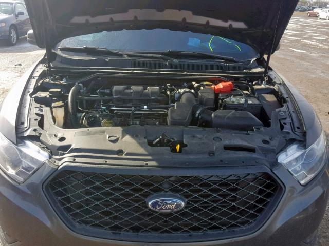 1FAHP2E82FG176076 - 2015 FORD TAURUS SEL GRAY photo 7