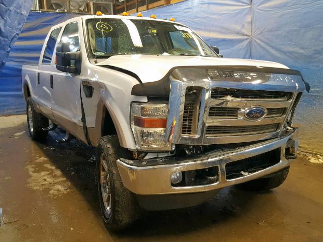 1FTWW31R18ED88751 - 2008 FORD F350 SRW S WHITE photo 1