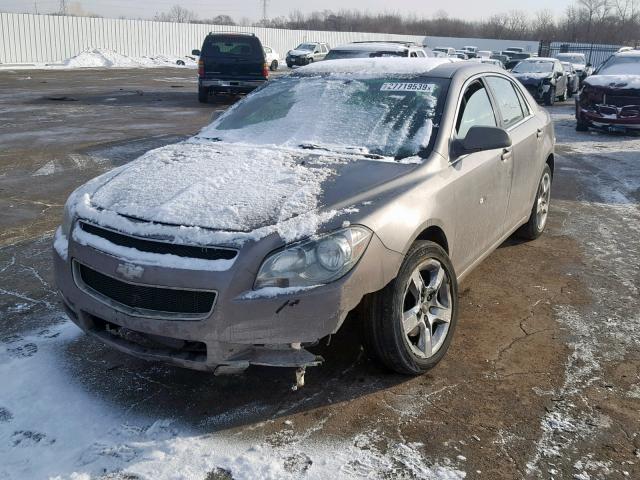 1G1ZC5EB8A4117964 - 2010 CHEVROLET MALIBU 1LT TAN photo 2