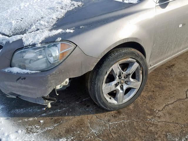 1G1ZC5EB8A4117964 - 2010 CHEVROLET MALIBU 1LT TAN photo 9