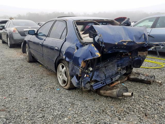 19UUA56663A046536 - 2003 ACURA 3.2TL BLUE photo 3