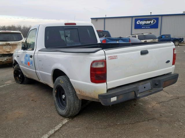 1FTYR10U14PA90449 - 2004 FORD RANGER WHITE photo 3