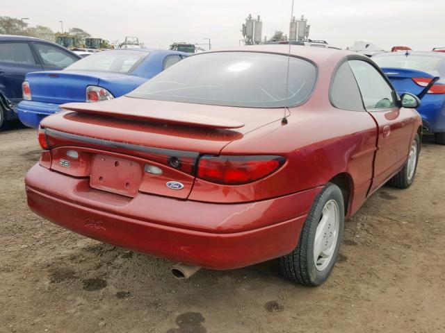 3FAFP11351R146146 - 2001 FORD ESCORT ZX2 RED photo 4