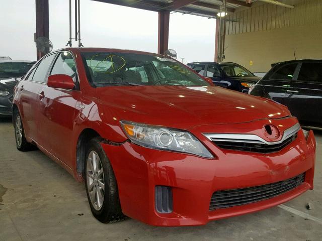 4T1BB3EK8AU120293 - 2010 TOYOTA CAMRY HYBR RED photo 1