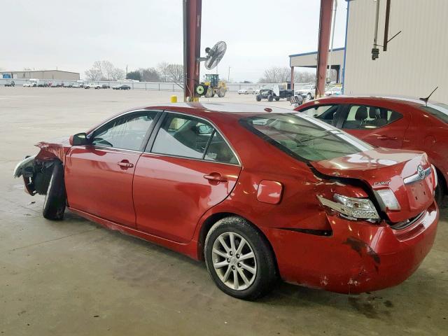 4T1BB3EK8AU120293 - 2010 TOYOTA CAMRY HYBR RED photo 9