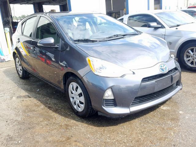 JTDKDTB39D1528755 - 2013 TOYOTA PRIUS C GRAY photo 1