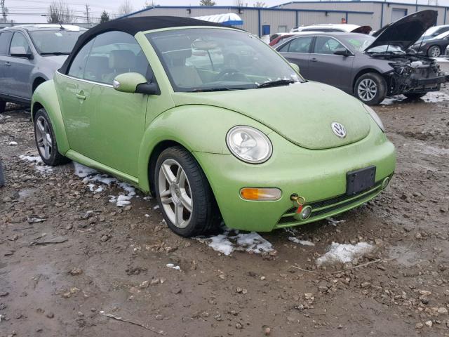 3VWCD31Y75M350038 - 2005 VOLKSWAGEN NEW BEETLE GREEN photo 1