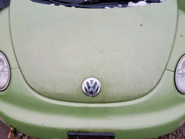 3VWCD31Y75M350038 - 2005 VOLKSWAGEN NEW BEETLE GREEN photo 7