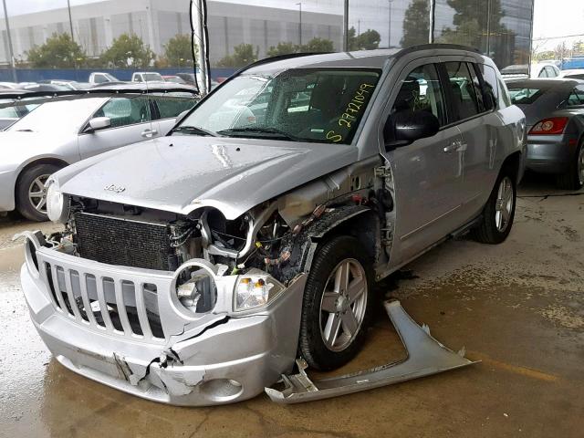 1J4NT4FB1AD549336 - 2010 JEEP COMPASS SP SILVER photo 2