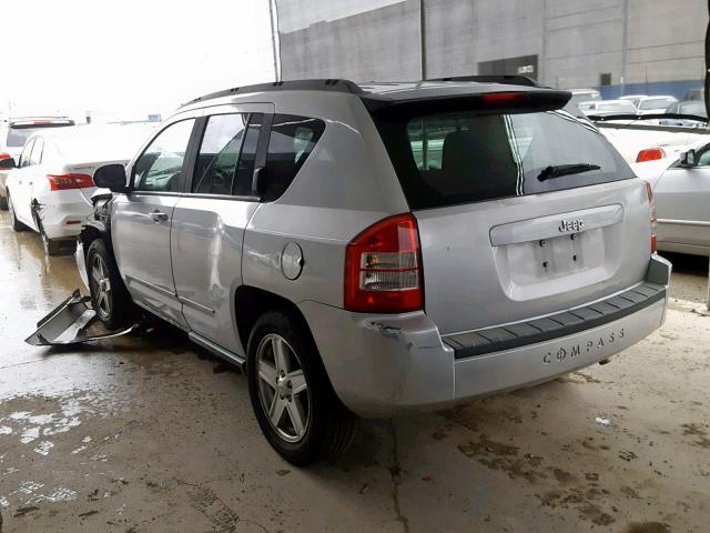 1J4NT4FB1AD549336 - 2010 JEEP COMPASS SP SILVER photo 3