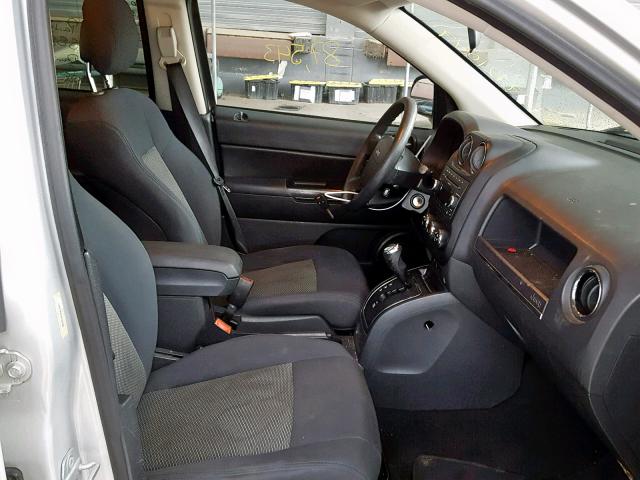 1J4NT4FB1AD549336 - 2010 JEEP COMPASS SP ვერცხლისფერი ფოტო 5