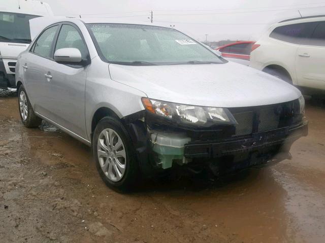 KNAFU4A21D5715591 - 2013 KIA FORTE EX SILVER photo 1