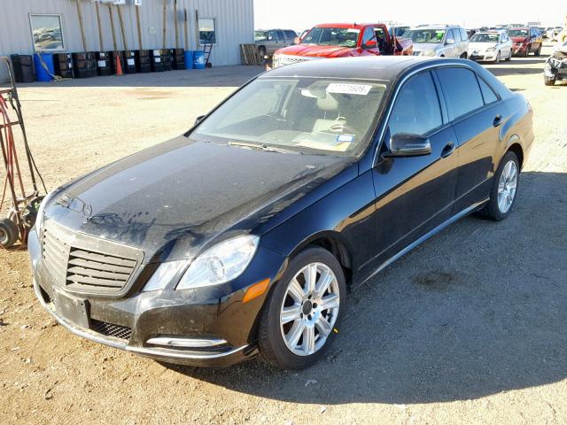 WDDHF5KB2CA539091 - 2012 MERCEDES-BENZ E 350 BLACK photo 2