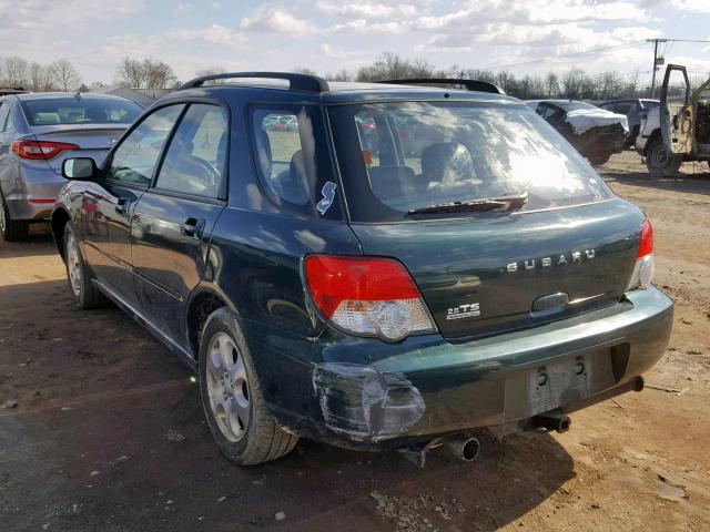 JF1GG65584G818340 - 2004 SUBARU IMPREZA TS GREEN photo 3