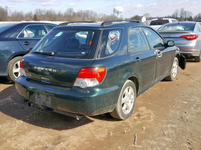 JF1GG65584G818340 - 2004 SUBARU IMPREZA TS GREEN photo 4