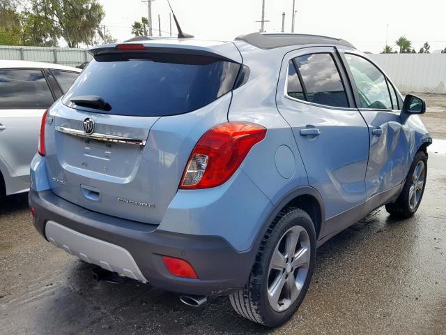 KL4CJDSB1DB070191 - 2013 BUICK ENCORE PRE BLUE photo 4