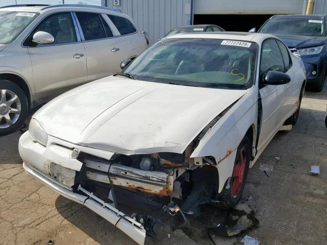 2G1WX15K919139517 - 2001 CHEVROLET MONTE CARL WHITE photo 2