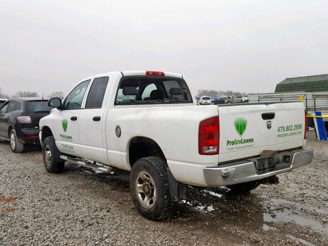 3D7KS28C15G753056 - 2005 DODGE RAM 2500 S თეთრი ფოტო 3