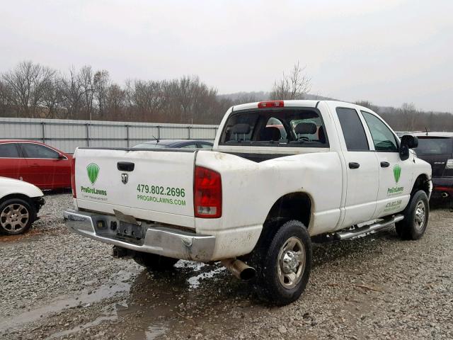 3D7KS28C15G753056 - 2005 DODGE RAM 2500 S თეთრი ფოტო 4