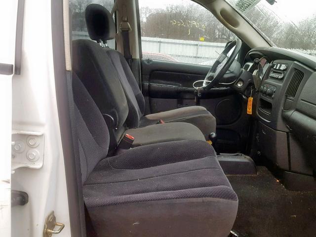 3D7KS28C15G753056 - 2005 DODGE RAM 2500 S თეთრი ფოტო 5
