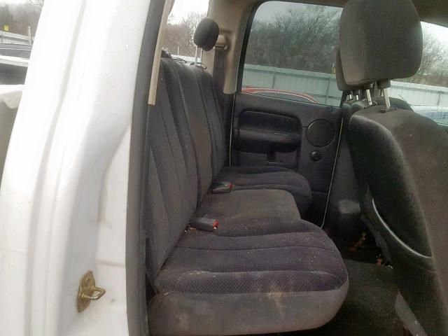 3D7KS28C15G753056 - 2005 DODGE RAM 2500 S თეთრი ფოტო 6