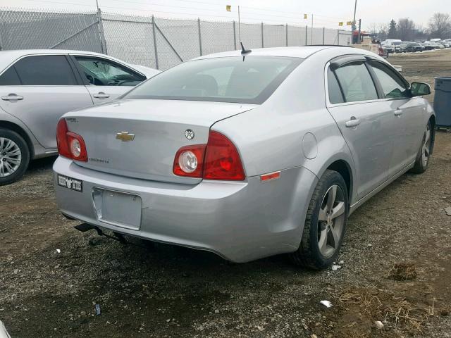 1G1ZC5E13BF227995 - 2011 CHEVROLET MALIBU 1LT 银色 照片 4