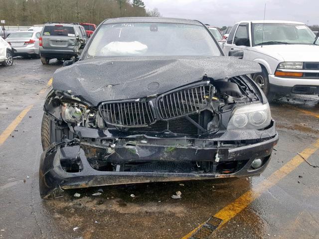 WBAHN83517DT75258 - 2007 BMW 750 BLACK photo 9