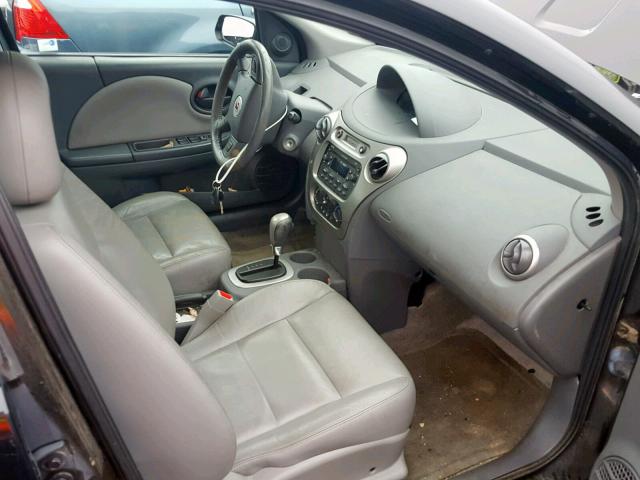 1G8AL54F85Z134095 - 2005 SATURN ION LEVEL BLACK photo 5