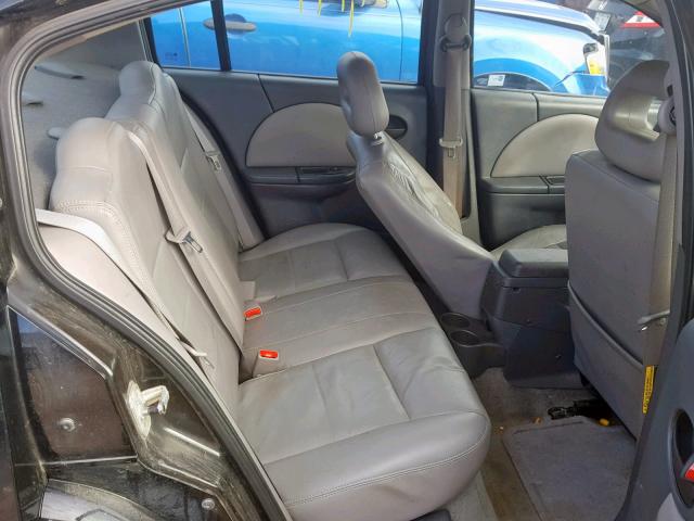 1G8AL54F85Z134095 - 2005 SATURN ION LEVEL BLACK photo 6