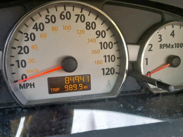 1G8AL54F85Z134095 - 2005 SATURN ION LEVEL BLACK photo 8