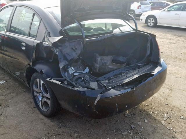 1G8AL54F85Z134095 - 2005 SATURN ION LEVEL BLACK photo 9
