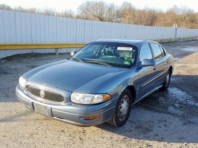 1G4HP54K11U298118 - 2001 BUICK LESABRE CU BLUE photo 2