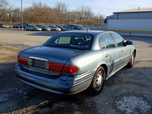 1G4HP54K11U298118 - 2001 BUICK LESABRE CU BLUE photo 4