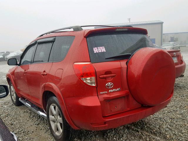 JTMZK31V675005939 - 2007 TOYOTA RAV4 LIMIT RED photo 3