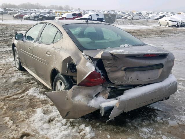 2G2WP552361311971 - 2006 PONTIAC GRAND PRIX TAN photo 3