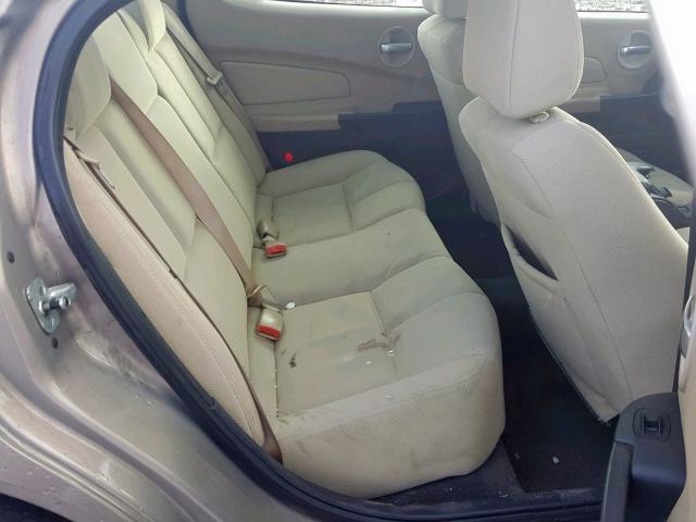 2G2WP552361311971 - 2006 PONTIAC GRAND PRIX TAN photo 6