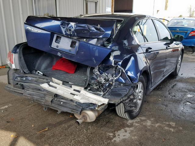 JHMCP26428C058344 - 2008 HONDA ACCORD LXP BLUE photo 4