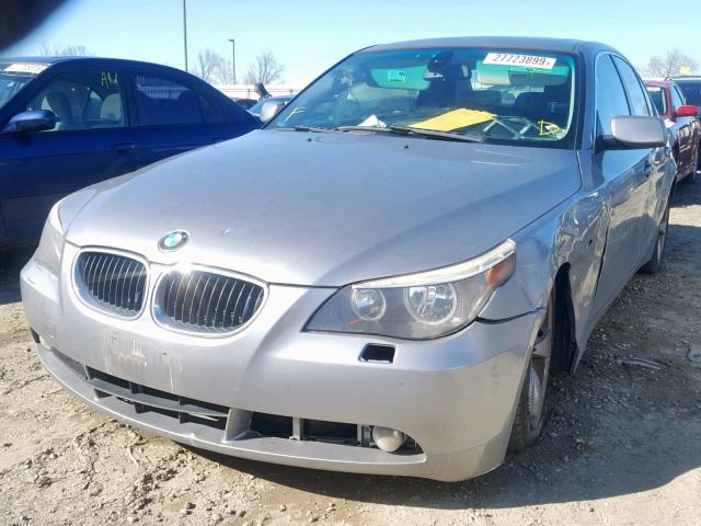 WBANA53544B847991 - 2004 BMW 525 I SILVER photo 2