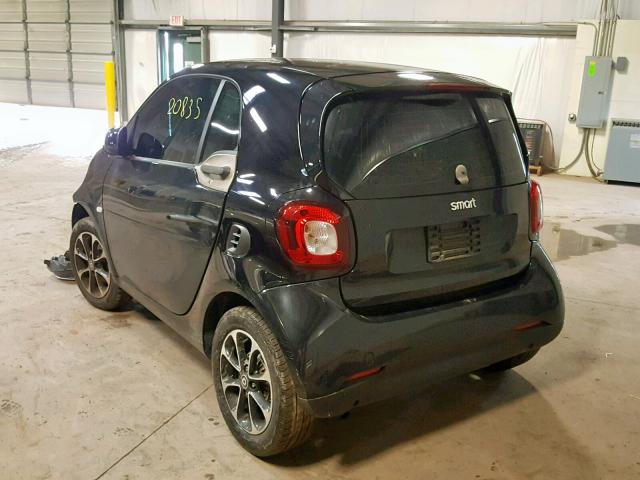 WMEFJ5DA6GK070450 - 2016 SMART FORTWO BLACK photo 3