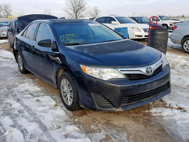 4T1BF1FKXCU148350 - 2012 TOYOTA CAMRY BASE BLACK photo 1