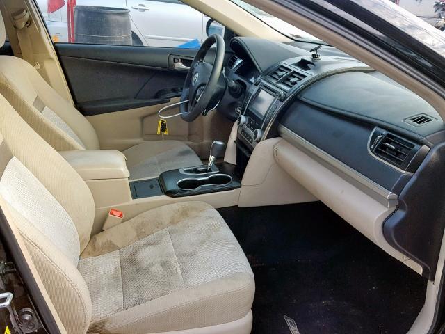 4T1BF1FKXCU148350 - 2012 TOYOTA CAMRY BASE BLACK photo 5