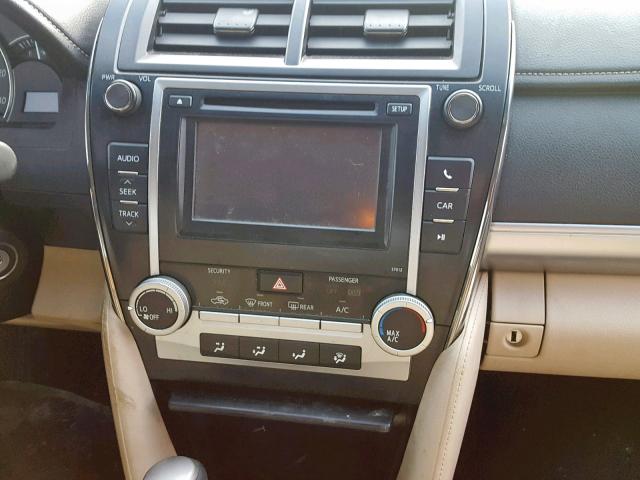 4T1BF1FKXCU148350 - 2012 TOYOTA CAMRY BASE BLACK photo 9