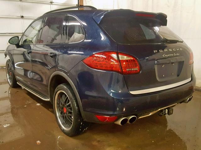 WP1AC2A24BLA84766 - 2011 PORSCHE CAYENNE TU BLUE photo 3