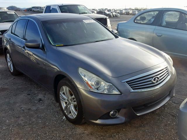 JN1CV6AR7AM452457 - 2010 INFINITI G37 GRAY photo 1