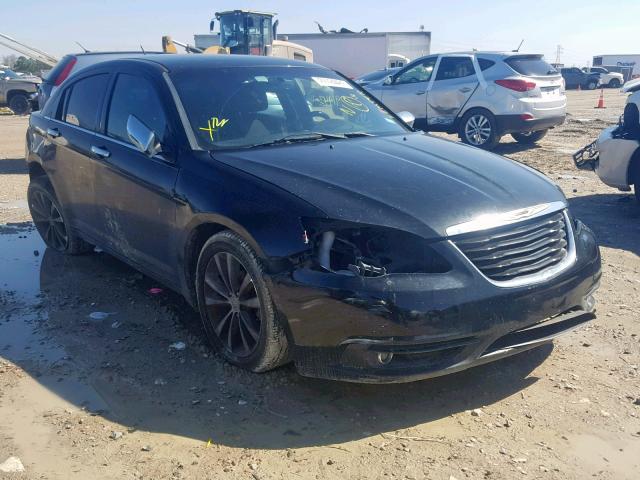 1C3CCBBG9EN157566 - 2014 CHRYSLER 200 TOURIN BLACK photo 1