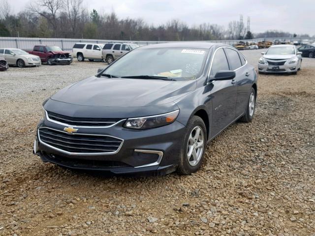 1G1ZB5ST5JF172277 - 2018 CHEVROLET MALIBU LS GRAY photo 2
